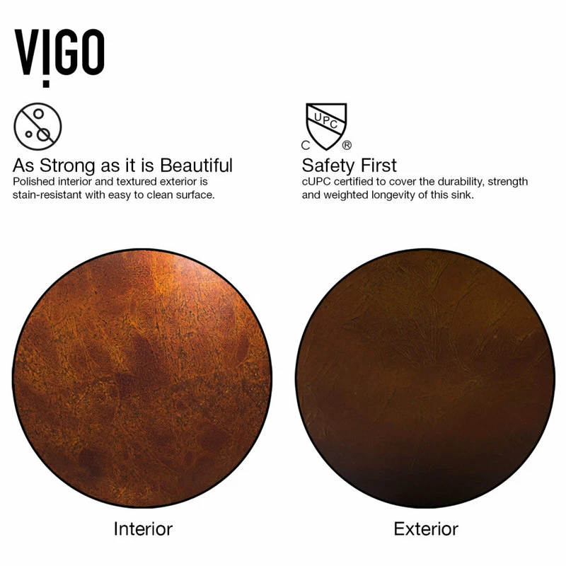 Best deal ๐ VIGO Glass Vessel Bathroom Sink, Russet Glass ๐ 8 Best deal ๐ VIGO Glass Vessel Bathroom Sink, Russet Glass ๐ - Image 6