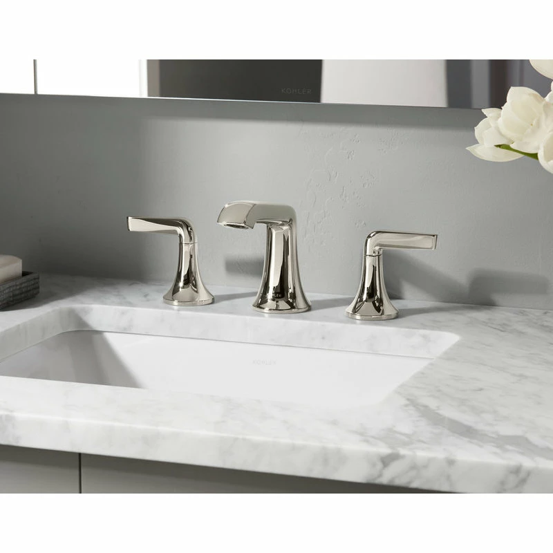 Promo โญ Kohler K-20000 Caxton Rectangle 20-1/4" Undermount Bathroom Sink - White ๐ 6 Promo โญ Kohler K-20000 Caxton Rectangle 20-1/4" Undermount Bathroom Sink - White ๐ - Image 4
