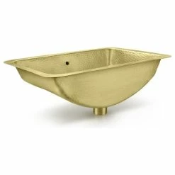 New 💯 Thompson Traders BRU-2115H Brass 21" Rectangular Brass Undermount - Brass 💯 -Bathroom Sinks Shop 06514b190d355a86 7167 w800 h800 b1 p0