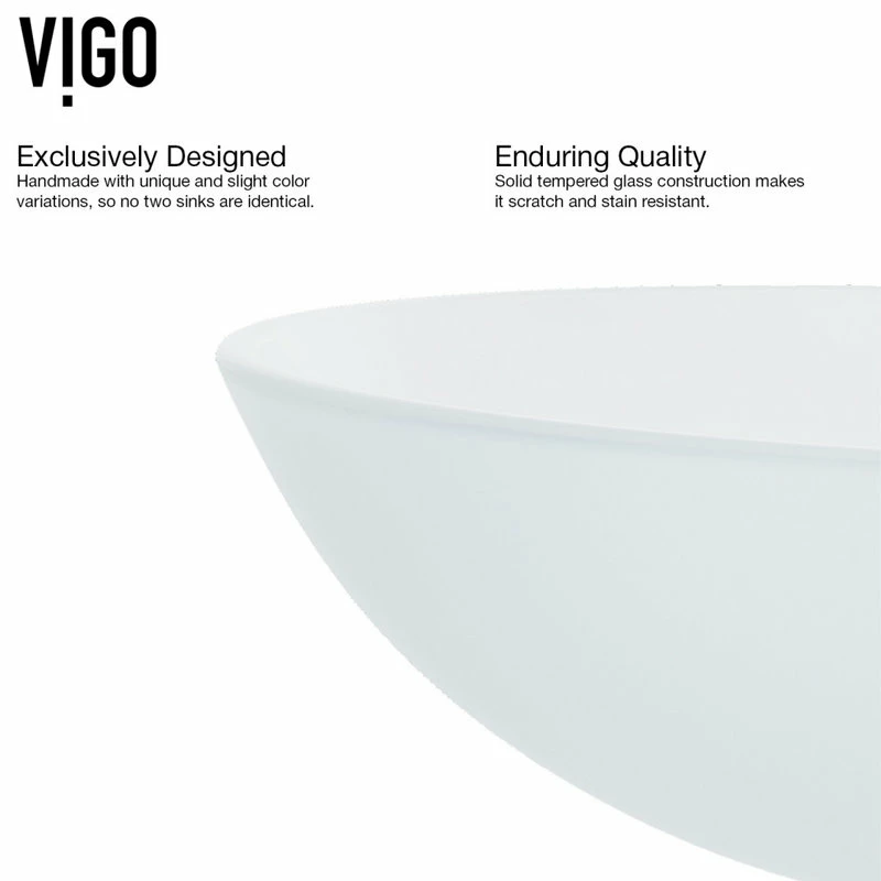 Coupon ๐ VIGO White Frost Glass Vessel Sink And Waterfall Faucet Set, Brushed Nickel ๐ 12 Coupon ๐ VIGO White Frost Glass Vessel Sink And Waterfall Faucet Set, Brushed Nickel ๐ - Image 10