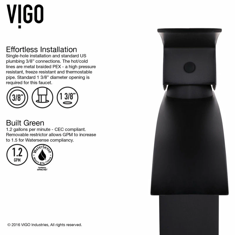 Best deal ๐คฉ VIGO Sheer Black Glass Vessel Sink And Duris Faucet Set, Matte Black ๐ 15 Best deal ๐คฉ VIGO Sheer Black Glass Vessel Sink And Duris Faucet Set, Matte Black ๐ - Image 13