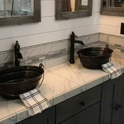 Best Pirce 🧨 SimplyCopper 16" Aged Copper Oval Copper Bucket Vessel Bathroom Sink With Drain 🎉 -Bathroom Sinks Shop 09a124000169b8ac 1497 w800 h800 b0 p0