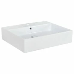 Top 10 🎁 WS Bath Collections Simple 60A ADA Wall Mounted/Vessel Bathroom Sink In Ceramic White 23.6" X 19.7" 😍