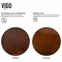 Discount โจ VIGO 18" Rectangular Russet Glass Vessel Bathroom Sink ๐ 13 Discount โจ VIGO 18" Rectangular Russet Glass Vessel Bathroom Sink ๐ -Bathroom Sinks Shop 0ef1310d0f59fa95 8142 w800 h800 b1 p0