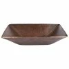 Top 10 🧨 Premier Copper Products 17" Modern Rectangle Hand Forged Old World Copper Vessel Sink ✨ -Bathroom Sinks Shop 0fc1515e00774dbb 5749 w800 h800 b1 p0