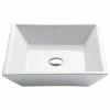 Outlet 🔥 Kraus USA, Inc. Elavo Ceramic Square Vessel White Sink 🎉 -Bathroom Sinks Shop 108174fc0254a7a6 6296 w800 h800 b1 p0