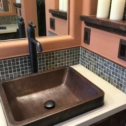 Hot Sale ๐ Premier Copper Products 19" Rectangle ๐ Skirted Vessel ๐จ Hammered Copper Sink, Oil Rubbed Bronze ๐ 26 Hot Sale ๐ Premier Copper Products 19" Rectangle ๐ Skirted Vessel ๐จ Hammered Copper Sink, Oil Rubbed Bronze ๐ -Bathroom Sinks Shop 10c1410200775577 5748 w800 h800 b0 p0