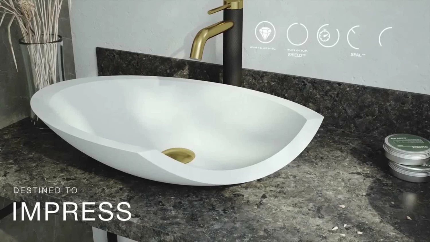 Outlet ๐ฅ VIGO Magnolia Matte Stone Vessel Sink With Duris Vessel Faucet, Brushed Nickel ๐ 4 Outlet ๐ฅ VIGO Magnolia Matte Stone Vessel Sink With Duris Vessel Faucet, Brushed Nickel ๐ - Image 2