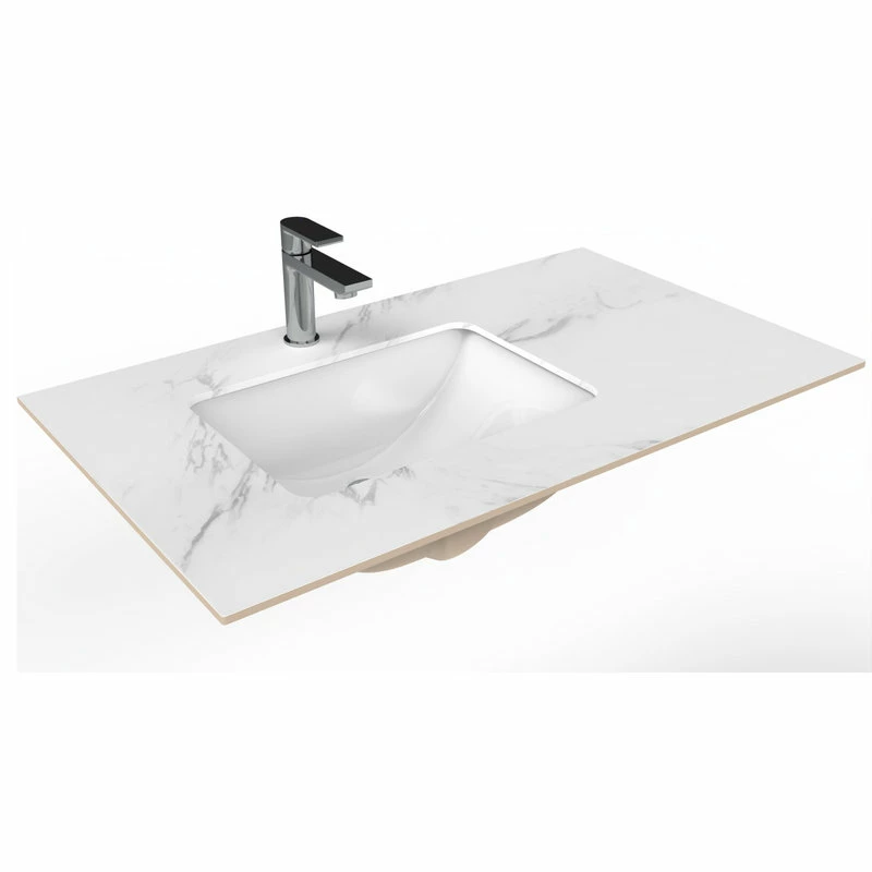 New ๐ฏ Castello USA Cassandra Porcelain Vanity Top, White Basin, 36" Left โญ 7 New ๐ฏ Castello USA Cassandra Porcelain Vanity Top, White Basin, 36" Left โญ - Image 5