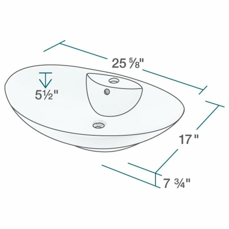 Wholesale π₯ MR Direct Sinks And Faucets V210 Porcelain Vessel Sink, White, Sink Only, No Additional Accessories π 5 Wholesale π₯ MR Direct Sinks And Faucets V210 Porcelain Vessel Sink, White, Sink Only, No Additional Accessories π - Image 3