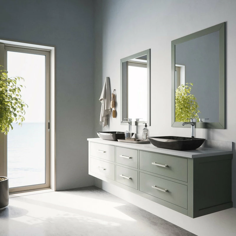 Hot Sale ๐ฏ VIGO Rectangular Gray Onyx Glass Vessel Bathroom Sink Set With Niko Vessel Faucet ๐ฅฐ 18 Hot Sale ๐ฏ VIGO Rectangular Gray Onyx Glass Vessel Bathroom Sink Set With Niko Vessel Faucet ๐ฅฐ - Image 16