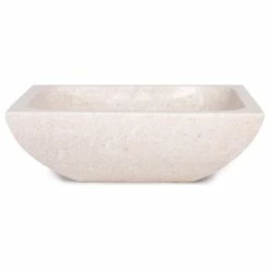 Best reviews of 🤩 Laguna Marble Natural Stone Vessel Bathroom Sink, Rectangular Travertine Sink, Ojinaga ❤️