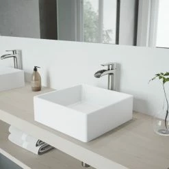 Brand new ❤️ VIGO Bavaro Matte Stone Vessel Sink And Niko Faucet Set 🎉 -Bathroom Sinks Shop 197186da0e9ed8b7 2981 w800 h800 b0 p0