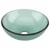 Deals 🥰 Renovators Supply Manufacturing Tempered Glass Bathroom Vessel Sink With Drain Frosted Green Mini Bowl Basin 🔥 -Bathroom Sinks Shop 19d150a10b58c26f 0277 w800 h800 b1 p0