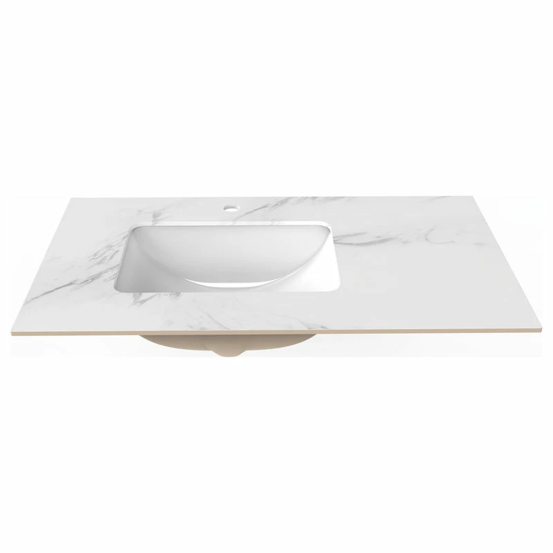 New ๐ฏ Castello USA Cassandra Porcelain Vanity Top, White Basin, 36" Left โญ 3 New ๐ฏ Castello USA Cassandra Porcelain Vanity Top, White Basin, 36" Left โญ