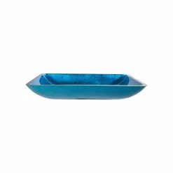 Coupon 🧨 Kraus USA, Inc. Irruption Blue Rectangle Glass Vessel Bathroom Sink, PU Drain, Satin Nickel 👍 -Bathroom Sinks Shop 1da12c9b00e5e76d 3186 w800 h800 b1 p0