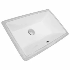 New 🤩 Nantucket Sinks 19"x11" Undermount Ceramic Sink, White ⭐ -Bathroom Sinks Shop 1ed104ed0af1f498 0345 w800 h800 b1 p0