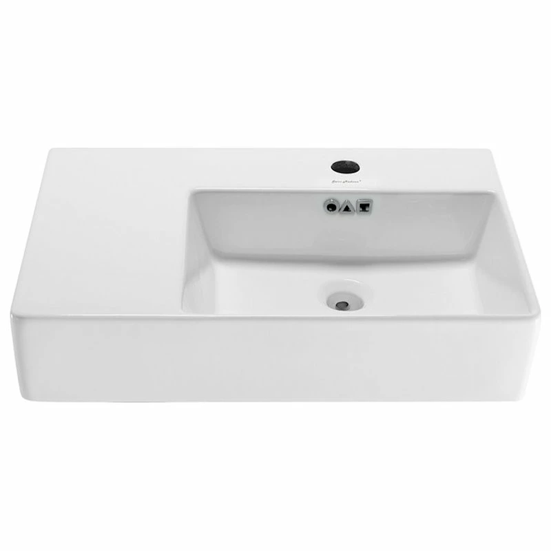 Buy ๐งจ Swiss Madison St. Tropez 24"x18" Ceramic Wall Hung Sink With Right Side Faucet Mount ๐คฉ 4 Buy ๐งจ Swiss Madison St. Tropez 24"x18" Ceramic Wall Hung Sink With Right Side Faucet Mount ๐คฉ - Image 2