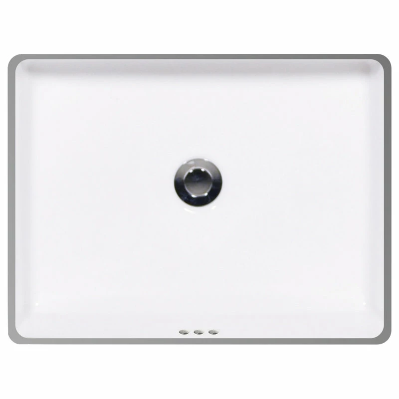 Outlet ๐ Icera USA Karo Medium Undermount Lavatory, White ๐ 3 Outlet ๐ Icera USA Karo Medium Undermount Lavatory, White ๐