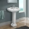 Cheap ๐ฏ Fine Fixtures Roosevelt Pedestal Sink Only, White, 4" Faucet, 18" ๐ 1 Cheap ๐ฏ Fine Fixtures Roosevelt Pedestal Sink Only, White, 4" Faucet, 18" ๐ -Bathroom Sinks Shop 22012e9c0fb29a73 5198 w800 h800 b0 p0