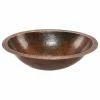 Coupon ✔️ Premier Copper Products Oval Under Counter 🔨 Hammered Copper Bathroom Sink, Oil Rubbed Bronze ✔️ -Bathroom Sinks Shop 246128e80197ec40 7009 w800 h800 b1 p0