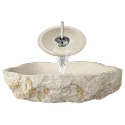 Outlet 🛒 MR Direct Sinks And Faucets 870 Galaga Beige Marble Vessel Sink 🌟 -Bathroom Sinks Shop 24717100019638eb 0060 w800 h800 b1 p0