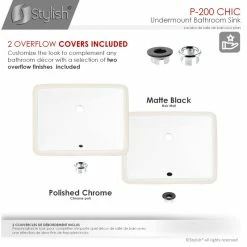 Best Sale ✨ STYLISH 20" Porcelain Rectangular Undermount Bathroom Sink With Overflow ⌛ 23 Best Sale ✨ STYLISH 20" Porcelain Rectangular Undermount Bathroom Sink With Overflow ⌛ -Bathroom Sinks Shop 2501a049004398a8 5821 w800 h800 b1 p0