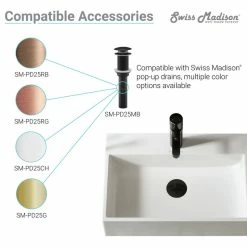 Promo 💯 Swiss Madison Voltaire Wide Rectangle Vessel Sink 😉 -Bathroom Sinks Shop 25110ffd0fecc84f 7313 w800 h800 b1 p0