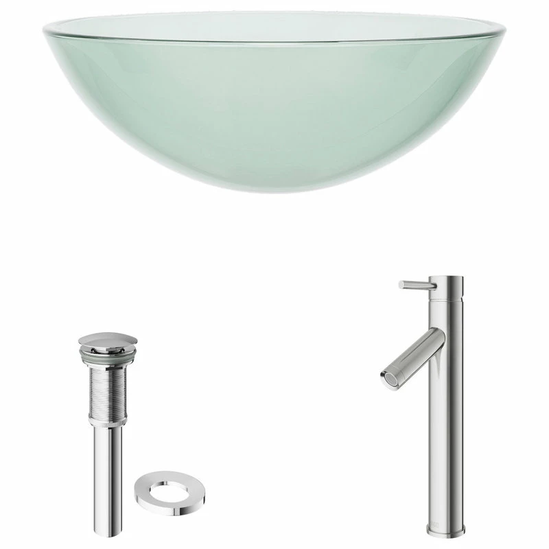 Budget ๐ฏ VIGO Crystalline Glass Vessel Bathroom Sink Set With Dior Vessel Faucet โญ 10 Budget ๐ฏ VIGO Crystalline Glass Vessel Bathroom Sink Set With Dior Vessel Faucet โญ - Image 8