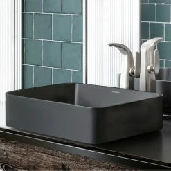 Discount โญ Swiss Madison Concorde Rectangle Ceramic Vessel Sink, Matte Black ๐ 17 Discount โญ Swiss Madison Concorde Rectangle Ceramic Vessel Sink, Matte Black ๐ -Bathroom Sinks Shop 25a1765e0fd293cc 7146 w800 h800 b0 p0