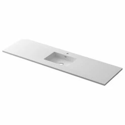 Discount ๐ Laviva Forever 72" Modern VIVA Stone Countertop With Single Sink In Matte White ๐คฉ