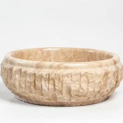 Promo 🔥 Laguna Marble Natural Stone Vessel Bathroom Sink, Chiseled Stone Sink, Travertine 💯 -Bathroom Sinks Shop 26512a01014914f2 7357 w800 h800 b0 p0