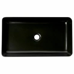 Brand new 😉 Alfi Trade Black Matte 24" Modern Rectangular Above Mount Ceramic Sink 💯 -Bathroom Sinks Shop 27013d66012d3eca 5516 w800 h800 b1 p0