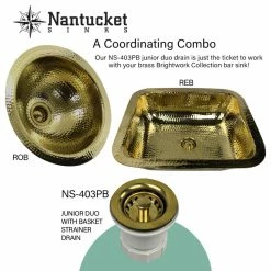 Best reviews of ❤️ Nantucket Sinks 13" Hand 🔨 Hammered Brass Round Undermount Bar Room Sink 🎉 -Bathroom Sinks Shop 28617bb30e57d3e1 7558 w800 h800 b1 p0