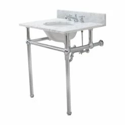 Brand new ๐ Water Creation Embassy 30" Wash Stand, P-Trap, And Counter Top With Basin ๐