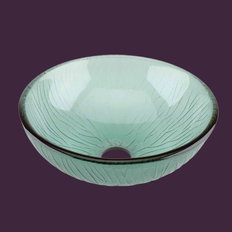 Deals ๐ฅฐ Renovators Supply Manufacturing Tempered Glass Bathroom Vessel Sink With Drain Frosted Green Mini Bowl Basin ๐ฅ 4 Deals ๐ฅฐ Renovators Supply Manufacturing Tempered Glass Bathroom Vessel Sink With Drain Frosted Green Mini Bowl Basin ๐ฅ - Image 2