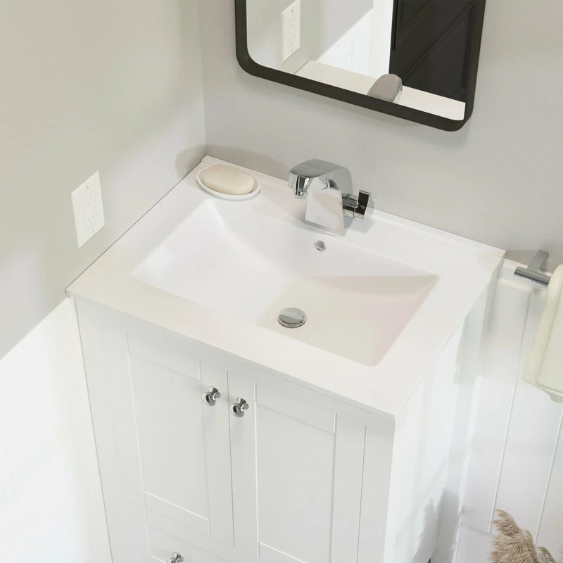 Best reviews of โจ Swiss Madison Ceramic Vanity Top 24" With Single Faucet Hole, Glossy White ๐ 7 Best reviews of โจ Swiss Madison Ceramic Vanity Top 24" With Single Faucet Hole, Glossy White ๐ - Image 5