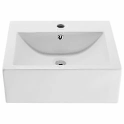 Coupon 🎁 Swiss Madison Voltaire 18" Square Ceramic Wall Hung Sink 😍 -Bathroom Sinks Shop 2d41668101e6dbb2 7255 w800 h800 b1 p0