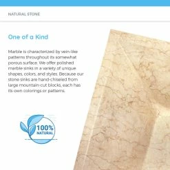 Buy 🔥 MR Direct Sinks And Faucets Marble Vessel Sink, Sink Only, No Additional Accessories 🎁 -Bathroom Sinks Shop 2db17b390c40fc0a 5197 w800 h800 b0 p0