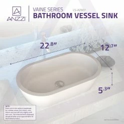 Best reviews of 😀 ANZZI Vaine ANZZI Stone Vessel Sink 🤩 -Bathroom Sinks Shop 3151fb4c0c3fc10e 1633 w800 h800 b0 p0