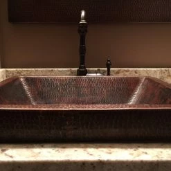 Hot Sale ๐ Premier Copper Products 19" Rectangle ๐ Skirted Vessel ๐จ Hammered Copper Sink, Oil Rubbed Bronze ๐ 25 Hot Sale ๐ Premier Copper Products 19" Rectangle ๐ Skirted Vessel ๐จ Hammered Copper Sink, Oil Rubbed Bronze ๐ -Bathroom Sinks Shop 35510abe00775574 5748 w800 h800 b0 p0