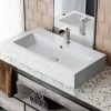 Promo 💯 Swiss Madison Voltaire Wide Rectangle Vessel Sink 😉