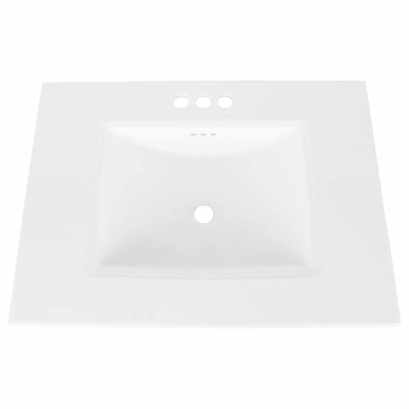 Best deal ๐คฉ Maykke Brighton Rectangle Sink Top, White Ceramic, 31", 4" Center-Set Faucet Hole โ 3 Best deal ๐คฉ Maykke Brighton Rectangle Sink Top, White Ceramic, 31", 4" Center-Set Faucet Hole โ