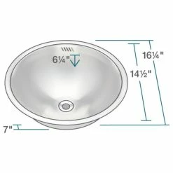 Discount ✨ MR Direct Sinks And Faucets 420 Stainless Steel Bathroom Sink, Brushed Nickel Pop-Up Drain, Ensemble 🤩 9 Discount ✨ MR Direct Sinks And Faucets 420 Stainless Steel Bathroom Sink, Brushed Nickel Pop-Up Drain, Ensemble 🤩 -Bathroom Sinks Shop 4181b7530c6dabf2 1220 w800 h800 b1 p0