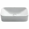 Deals ✨ Kraus USA, Inc. Elavo Ceramic Rectangle Vessel White Sink 👏 -Bathroom Sinks Shop 45612b790254a795 6284 w800 h800 b1 p0