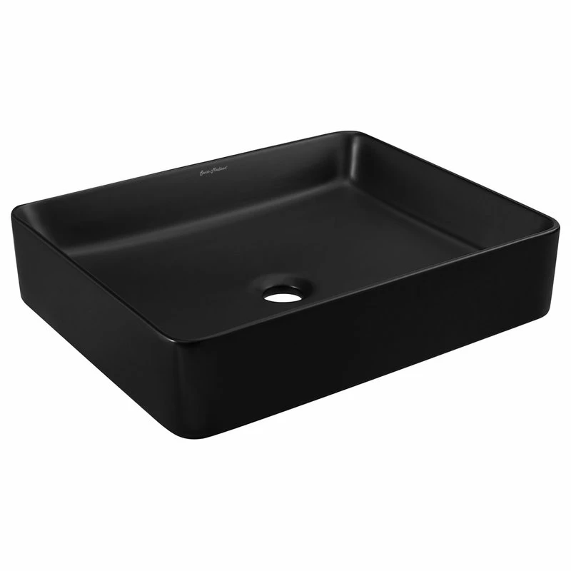 Discount โญ Swiss Madison Concorde Rectangle Ceramic Vessel Sink, Matte Black ๐ 6 Discount โญ Swiss Madison Concorde Rectangle Ceramic Vessel Sink, Matte Black ๐ - Image 4