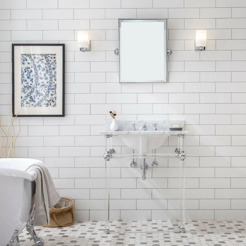 Flash Sale ๐ Water Creation Empire 30" Wash Stand And P-Trap, Silver ๐ 7 Flash Sale ๐ Water Creation Empire 30" Wash Stand And P-Trap, Silver ๐ - Image 5