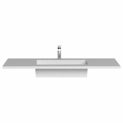 Promo 🧨 Castello USA Serenity Solid Surface Bathroom Vanity Top With Sink, White, 48", Standard 🔥 -Bathroom Sinks Shop 4841f9280f10a263 4202 w800 h800 b1 p0