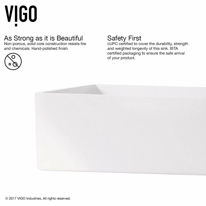 Outlet ๐ฅ VIGO Magnolia Matte Stone Vessel Sink With Duris Vessel Faucet, Brushed Nickel ๐ 10 Outlet ๐ฅ VIGO Magnolia Matte Stone Vessel Sink With Duris Vessel Faucet, Brushed Nickel ๐ - Image 8