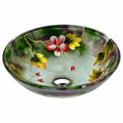 Coupon 🥰 ANZZI Impasto Series Vessel Sink In Hand Painted Mural ⭐